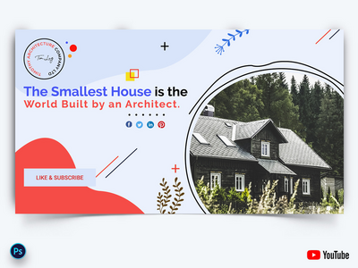 建筑 Youtube 缩略图(Architecture Youtube Thumbnails)