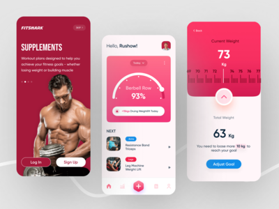健身追踪器应用程序设计(Fitness Tracker App design)
