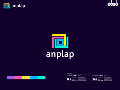 一个字母标志标志设计 - 一个标志 - 一个字母标志 - LOGO DESIGN(A letter mark logo design - A logo - A letter logo - LOGO DESIGN)