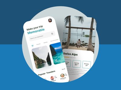 旅行社 - App ui(Travel agency - App ui)