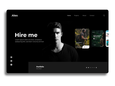 投资组合网页设计(Portfolio Web Design)