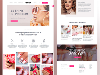化妆品 HTML 模板(Cosmetics HTML Template)