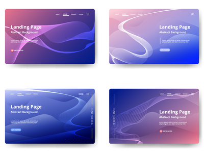 抽象背景登陆页面(Asbtract background Landing page)