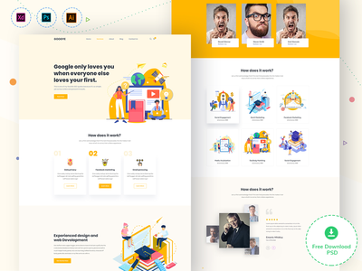 SEO机构登陆页面(SEO Agency Landing page)