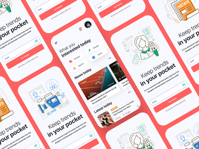 Apple News App Redesign Challenge UI Kit(Apple News App Redesign Challenge UI Kit)