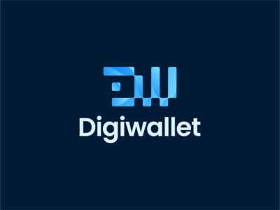 Digiwallet 未使用的徽标模板（硬币/加密货币/区块链/技术/网络）(Digiwallet unused logo template (Coin/Crypto/Blockchain/Technology/Network))