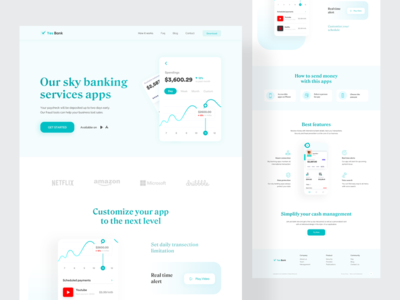 天空银行登陆页面(Sky banking landing page)
