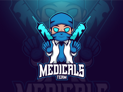 医疗队吉祥物标志(Medicals Team Mascot Logo)