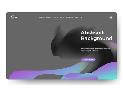 抽象背景登陆页面(Asbtract background Landing page)