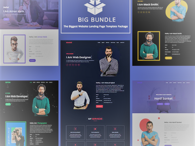 Guptil 个人投资组合生成器 HTML5 模板(Guptil Personal Portfolio Builder HTML5 Template)