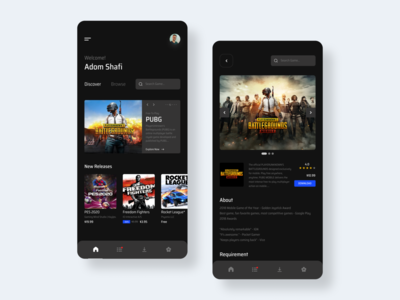 HERO-Game Store 应用程序屏幕(HERO-Game Store App Screens)