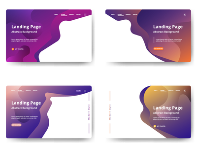 抽象背景登陆页面(Asbtract background Landing page)