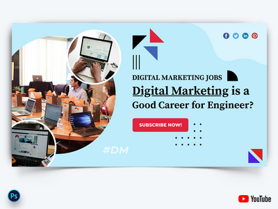 数字营销 Youtube 缩略图(Digital Marketing Youtube Thumbnails)