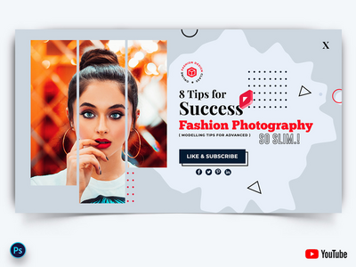 时尚 Youtube 缩略图(Fashion Youtube Thumbnails)