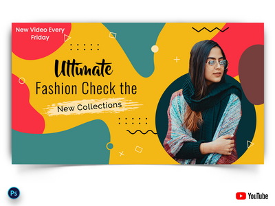 时尚 Youtube 缩略图(Fashion Youtube Thumbnails)