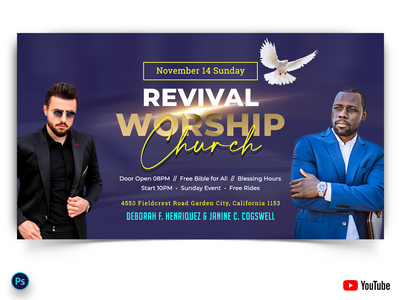 教会演讲 Youtube 缩略图(Church Speech Youtube Thumbnails)