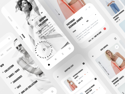 Zara 移动应用概念(Zara Mobile App Concept)