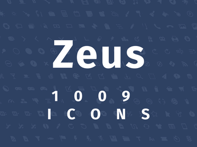 宙斯图标集(Zeus Icons Set)