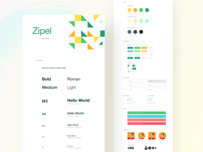 Zipel-UI 风格指南(Zipel-UI Style Guideline)