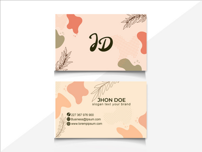专业名片模板(Professional Business card template)