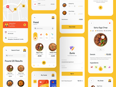 Zurio 送餐应用 v03(Zurio Food Delivery App v03)