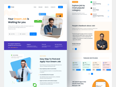 求职者登陆页面(Job Finder Landing Page)