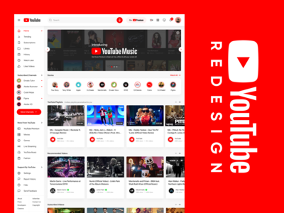 YouTube 主页重新设计挑战(YouTube Homepage Redesign Challenge)