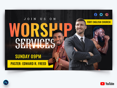 教会演讲 Youtube 缩略图(Church Speech Youtube Thumbnails)