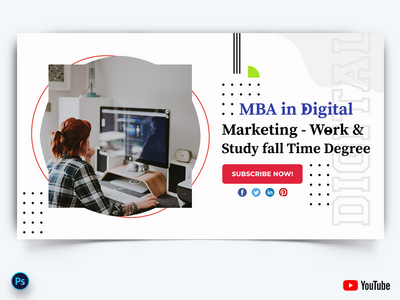 数字营销 Youtube 缩略图(Digital Marketing Youtube Thumbnails)