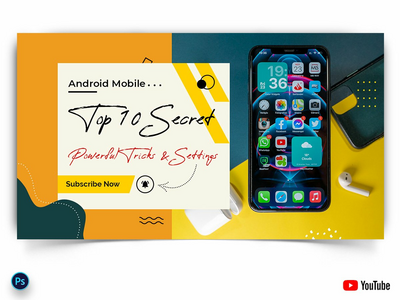 移动提示技巧 YouTube 缩略图(Mobile Tips Tricks YouTube Thumbnails)