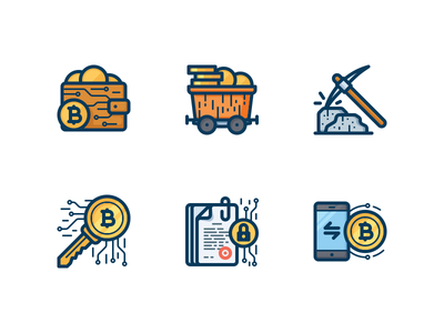 比特币图标(Bitcoin icons)