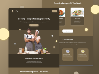 烹饪登陆页面(Cooking Landing Page)