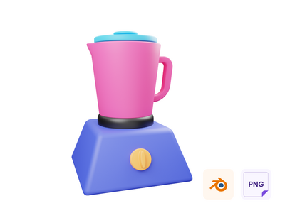 搅拌机 3D 图标(Blender 3D Icon)