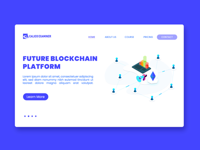登陆页面 - 加密货币(Landing page - cryptocurrency)