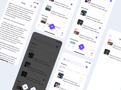 博客屏幕- Maifin 省钱应用程序(Blog Screen- Maifin Saving Money App)