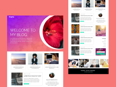 博客网站设计(Blog Website Design)
