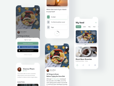 博客应用程序用户界面(Blog App UI)