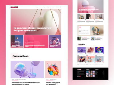 博客网站模板(Blog Website Template)