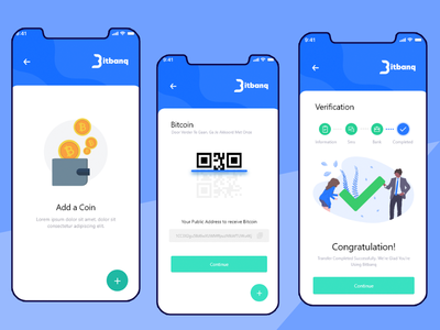 蓝色加密钱包应用程序(Blue Crypto Wallet App)