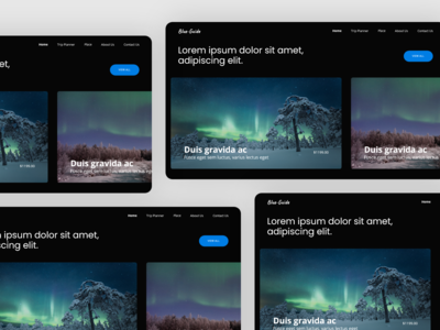 蓝色指南 Web Dark(blue guide Web  Dark)