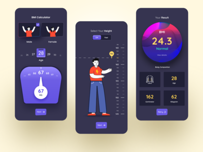 BMI 应用程序设计概念(BMI App Design Concept)