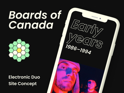 音乐乐队网站概念(Music Band Site Concept)