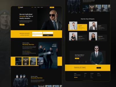 保镖安全登陆页面(Bodyguard security landing page)