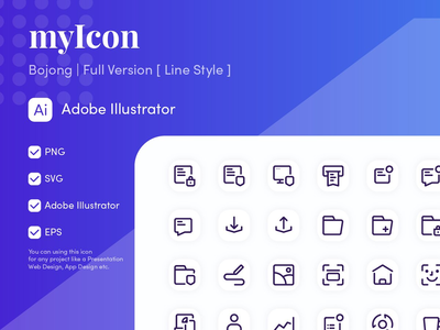 Bojong 图标 自由(Bojong Icon Free)