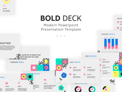 大胆的PowerPoint演示模板(Bold PowerPoint Presentation Template)