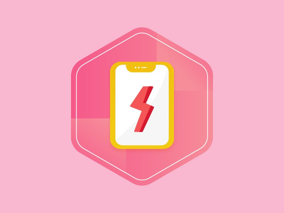 螺栓电话图标(Bolt phone icon)