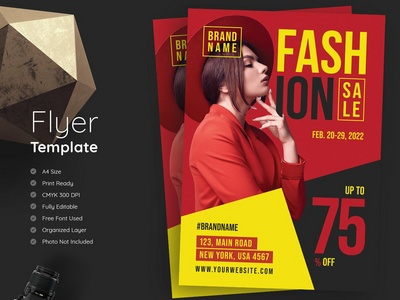 时尚促销传单(Fashion Sale Flyer)