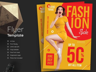 时尚促销传单(Fashion Sale Flyer)