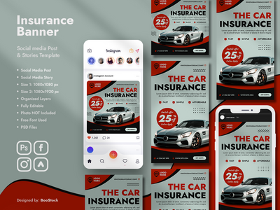 保险社交媒体模板(Insurance Social Media Template)