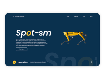 波士顿动力网站重新设计(Boston Dynamics Web Redesign)